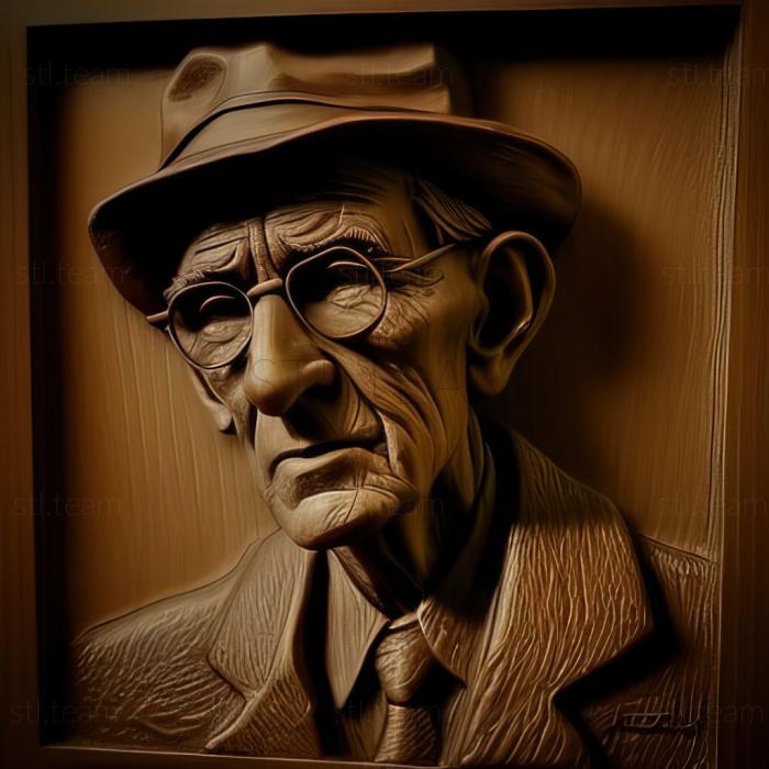 3D model William S Burroughs (STL)